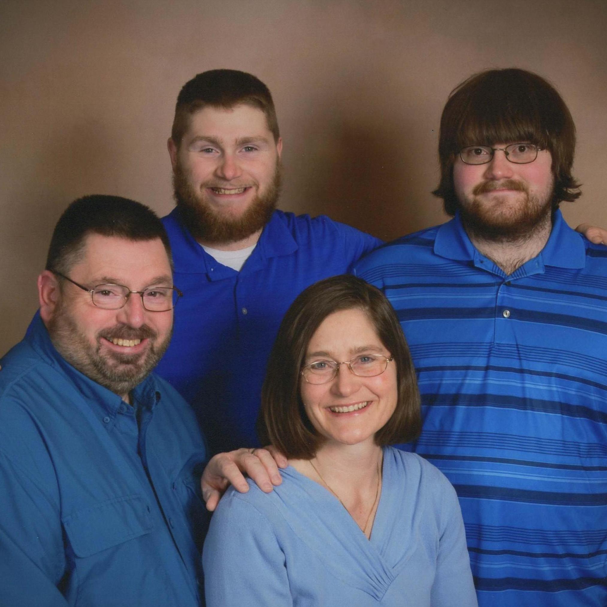 The Major Family: Robin, Robyn, Christopher, and James