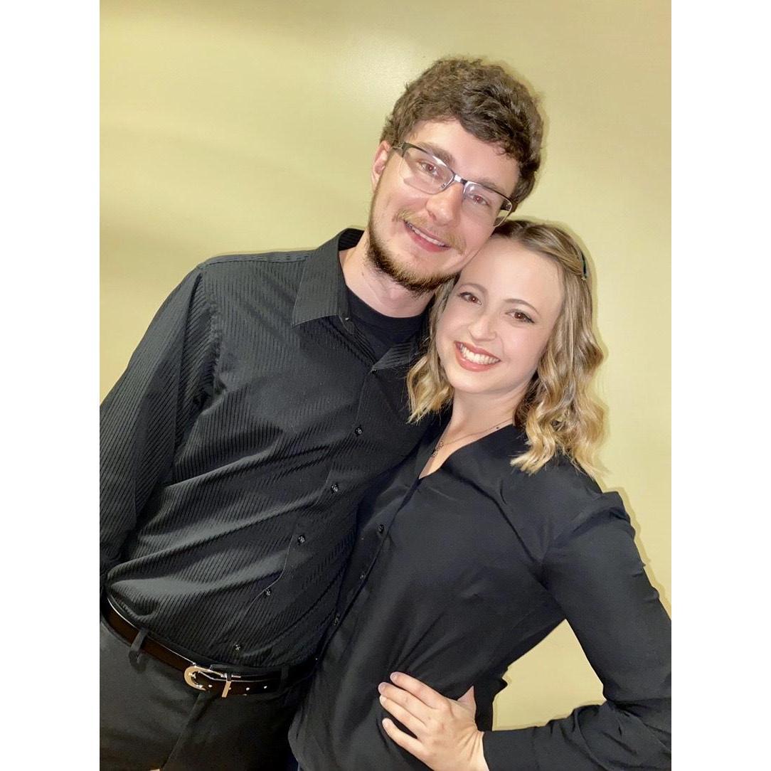 We joined a concert band in spring 2020! Love our shared passion for music!