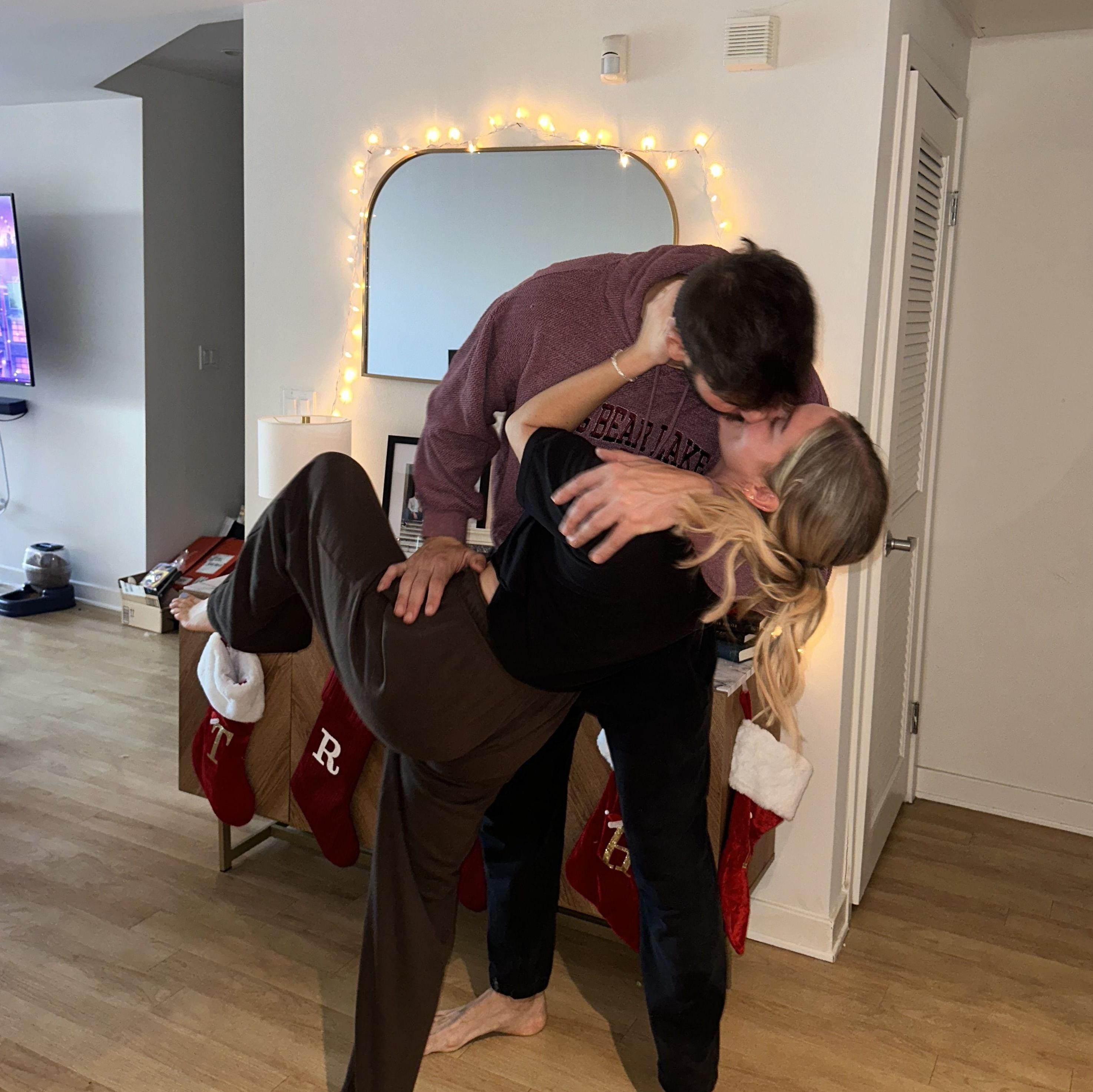 First Christmas in our first apartment together!