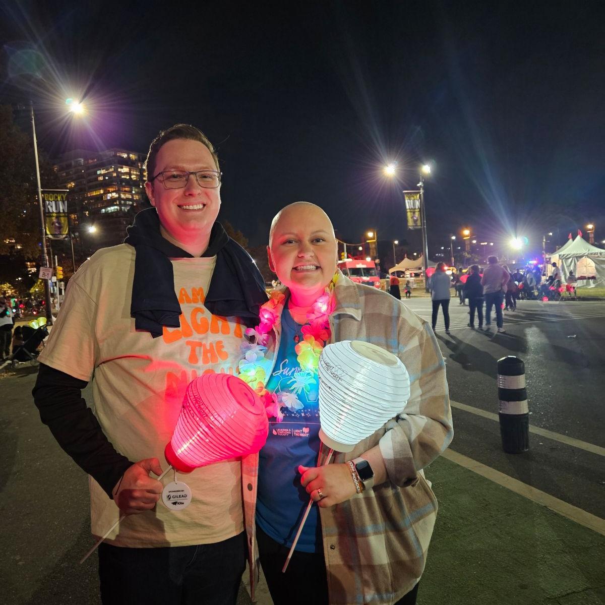 October 2024
Our first Light the Night through the Leukemia and Lymphoma Society (now Blood Cancer United)!