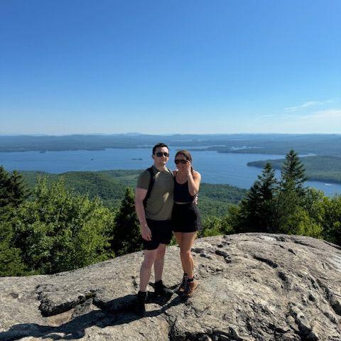Our first big hike in NH.