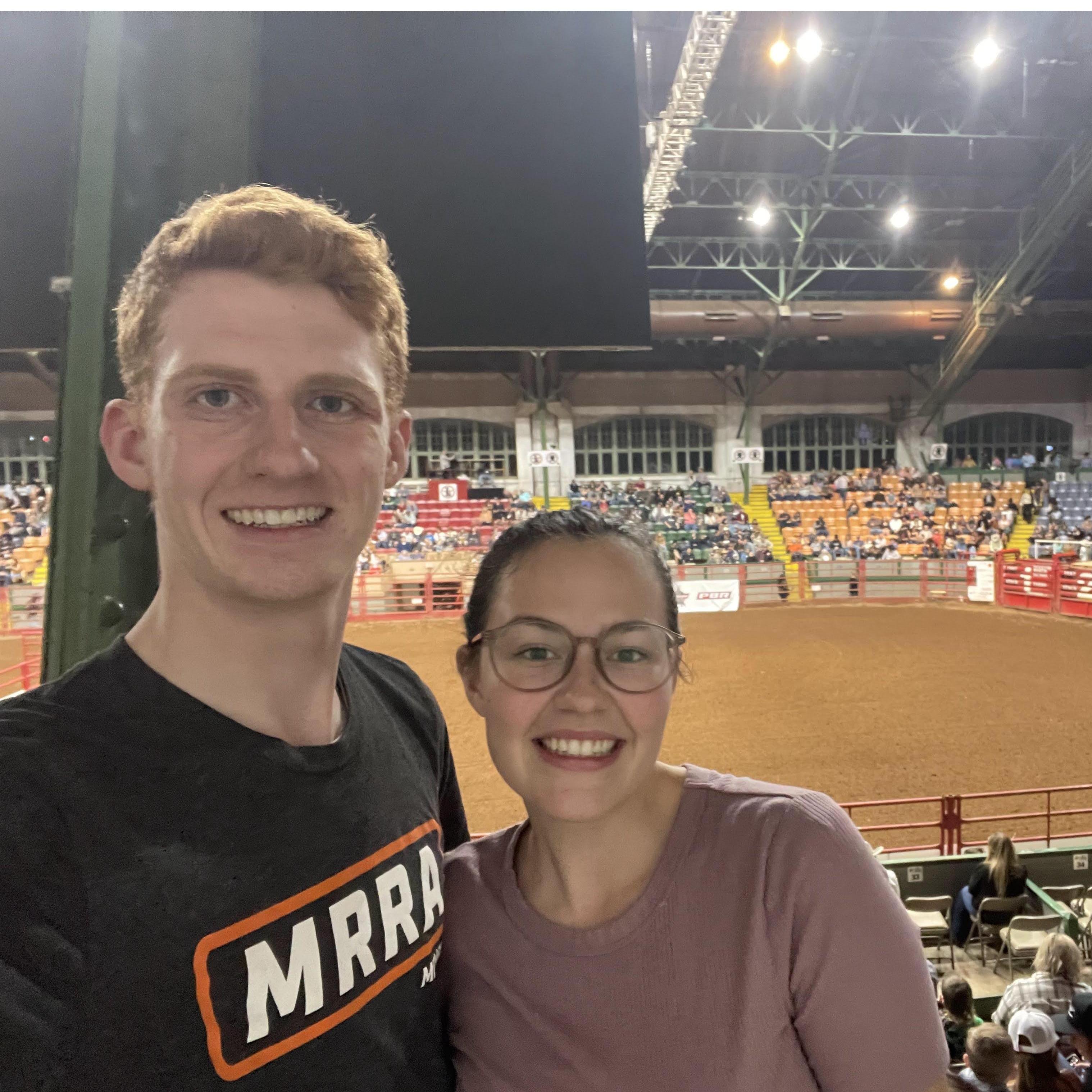 Went to a rodeo in Fort Worth, Texas.