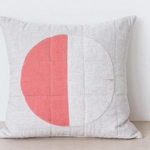 Caroline Z Hurley Pink Moon Pillow