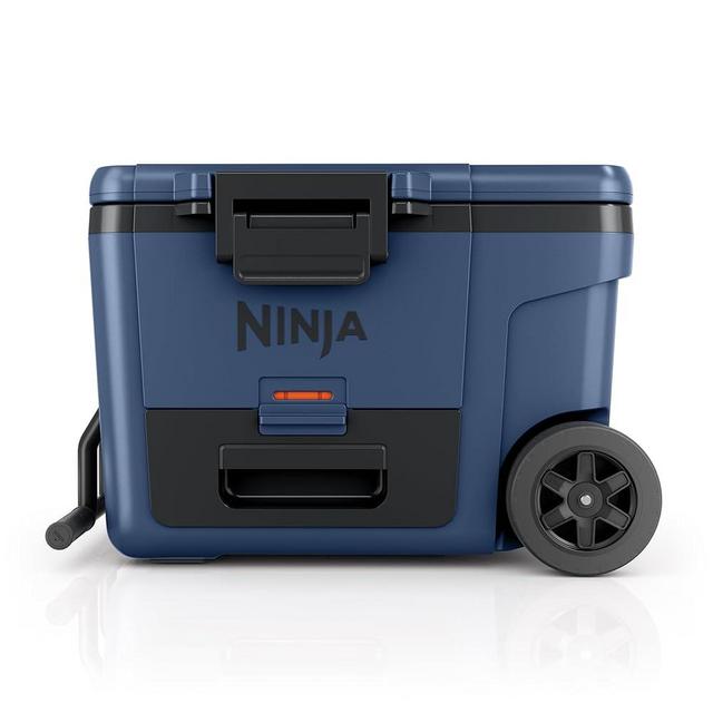 Ninja FrostVault 45qt Wheeled Cooler with Dry Zone, Integrated Fridge-Temp Dry Storage Drawer, Premium Heavy-Duty Insulated Cooler, Keeps Ice for Days, Lakeshore Blue, FB245BL
