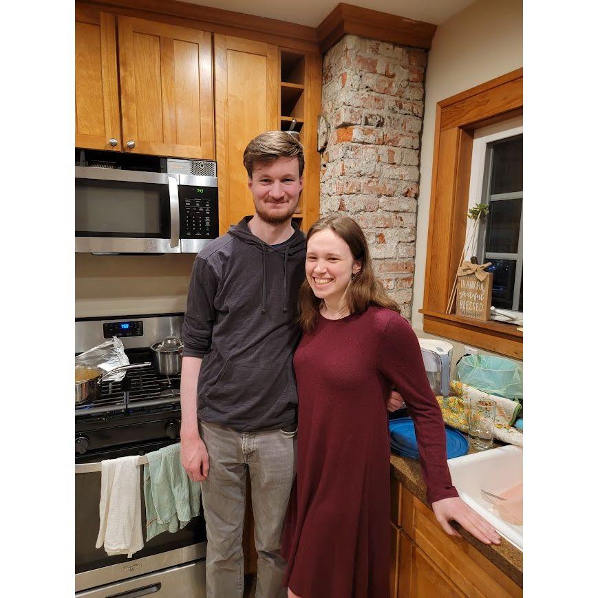 A house party where Ellie didn't tell me that people were going to be dressing up.