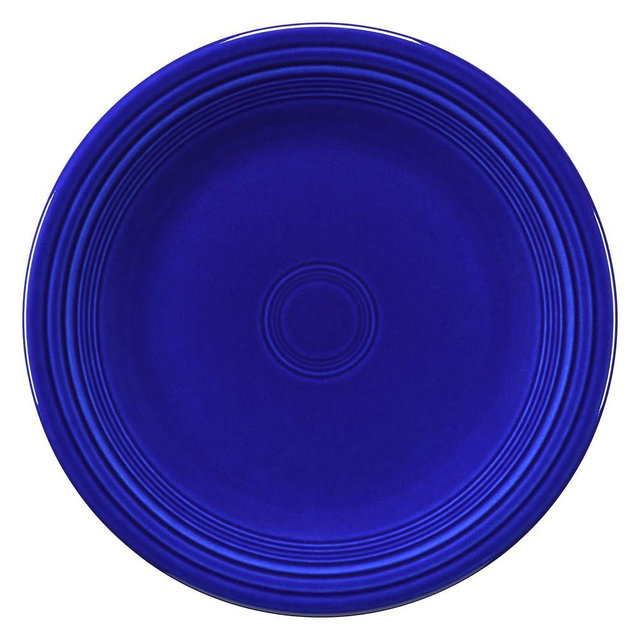 Fiesta® Classic Rim 10.5” Dinner Plate – Durable Ceramic, Lead-Safe, Dishwasher/Microwave/Oven Safe – Made in USA - Twilight
