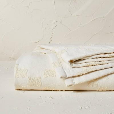 King Chenille Bed Blanket Natural - Opalhouse™ designed with Jungalow™