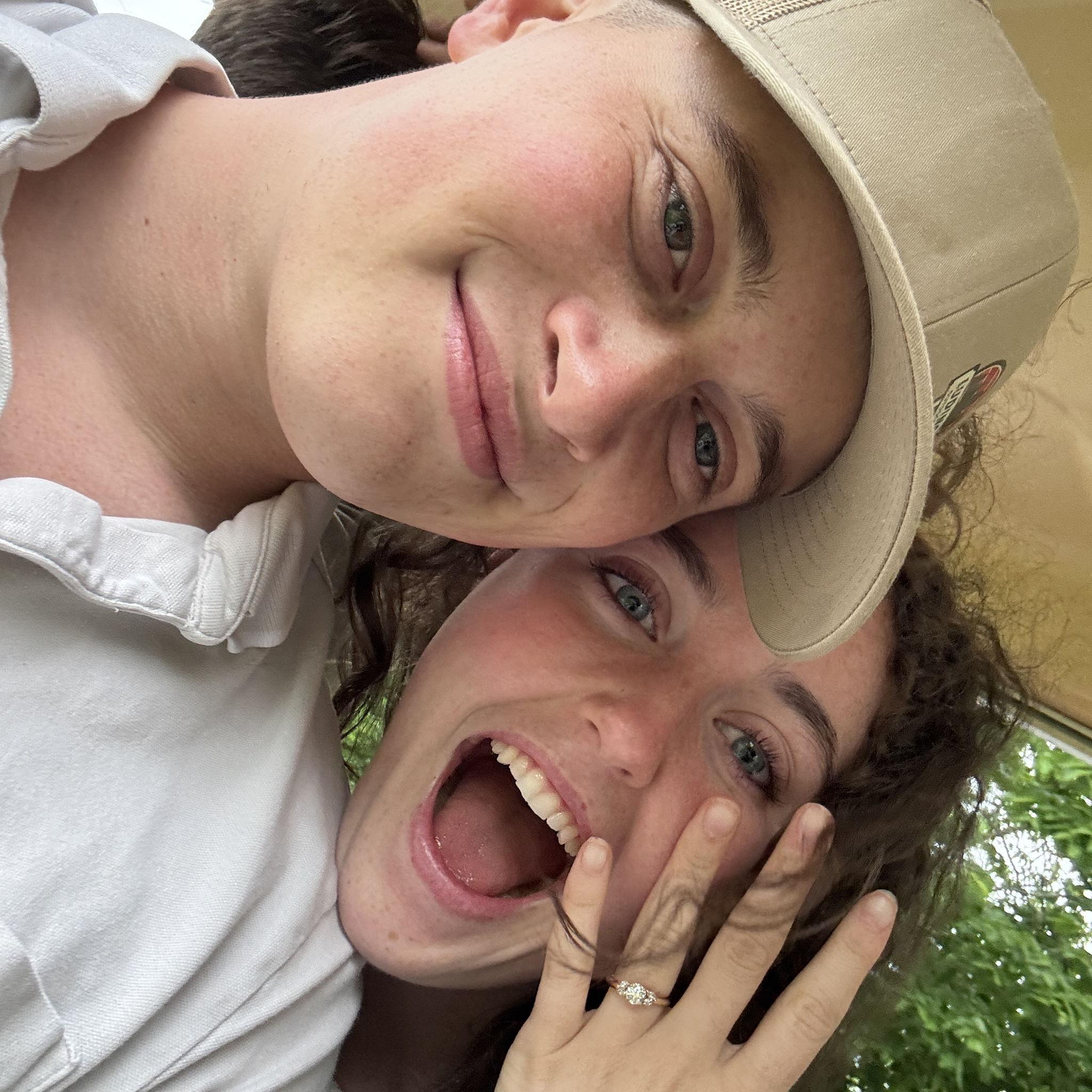 First selfie with the ring!