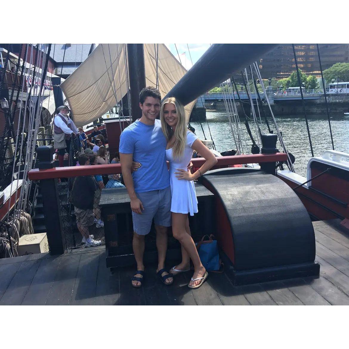 July, 2017- One of the first times Samantha stayed with Jordan's family in Boston