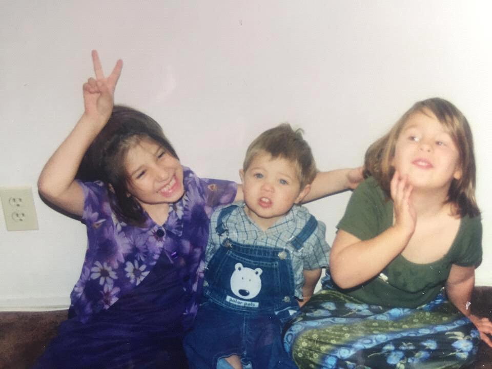 Marina and her two younger siblings