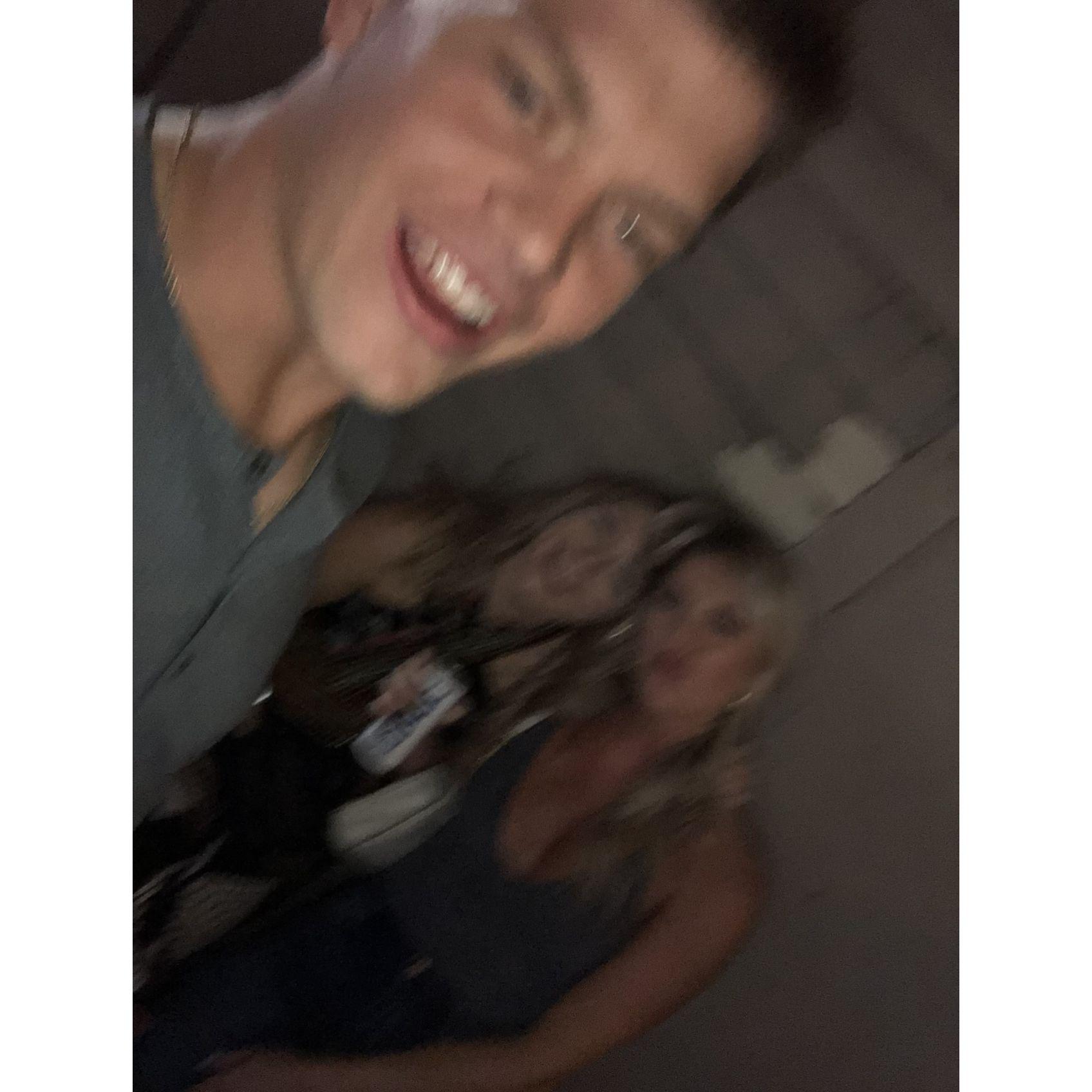 Our first picture together. Isn't it cute?