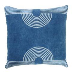 Block Shop Textiles Magnet Indigo Pillow cover