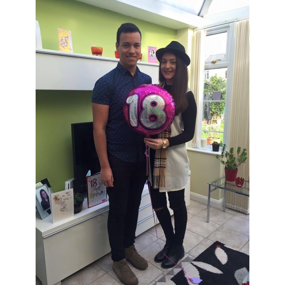 October 2015- Celebrating Melissa's 18th birthday