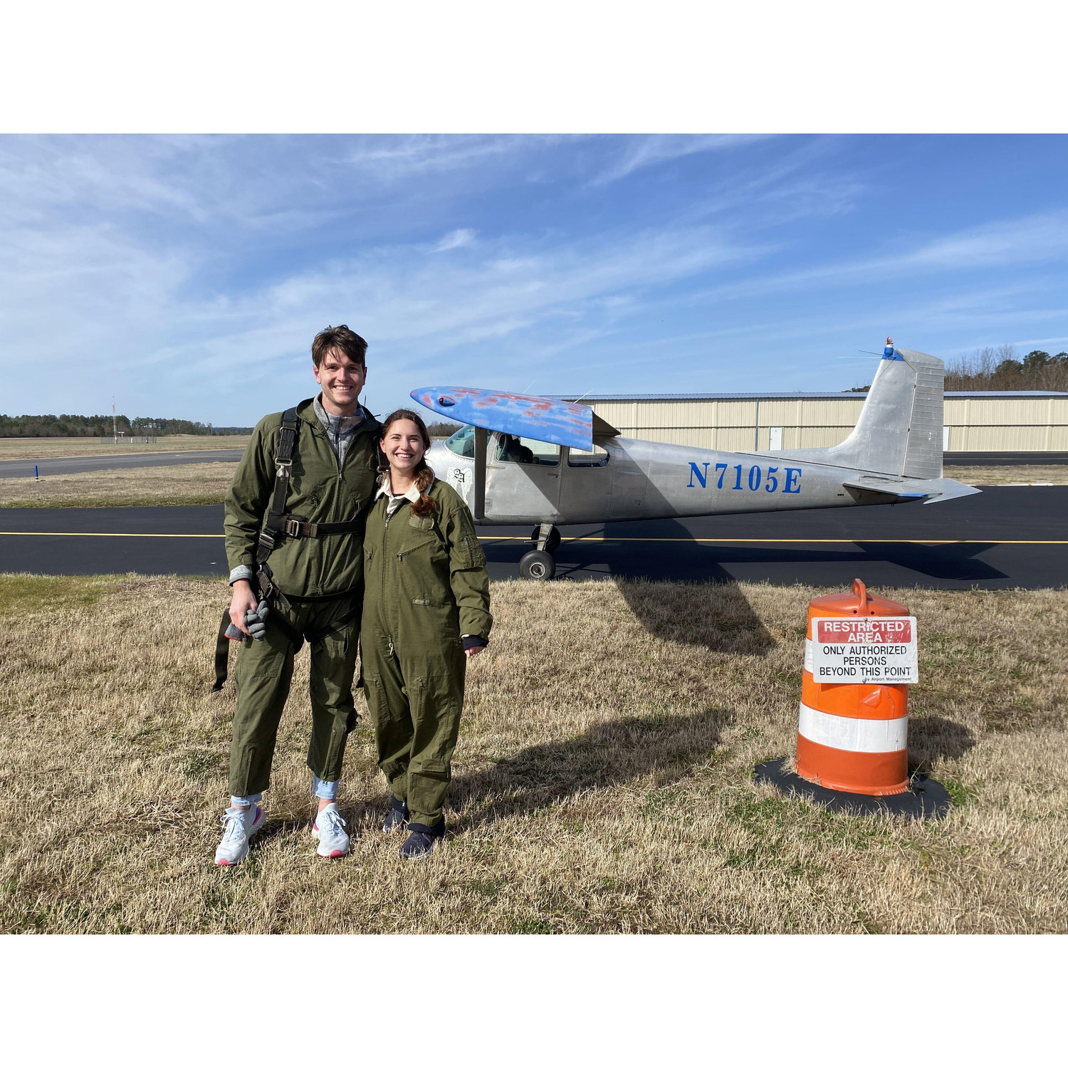 Surprise skydiving for Yori's 25th birthday