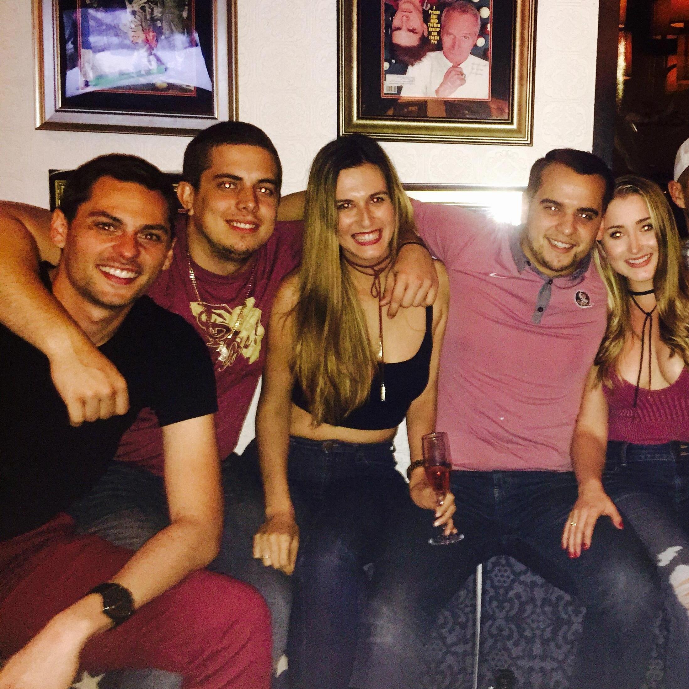 lots of time spent at American Social to cheer on our Noles!