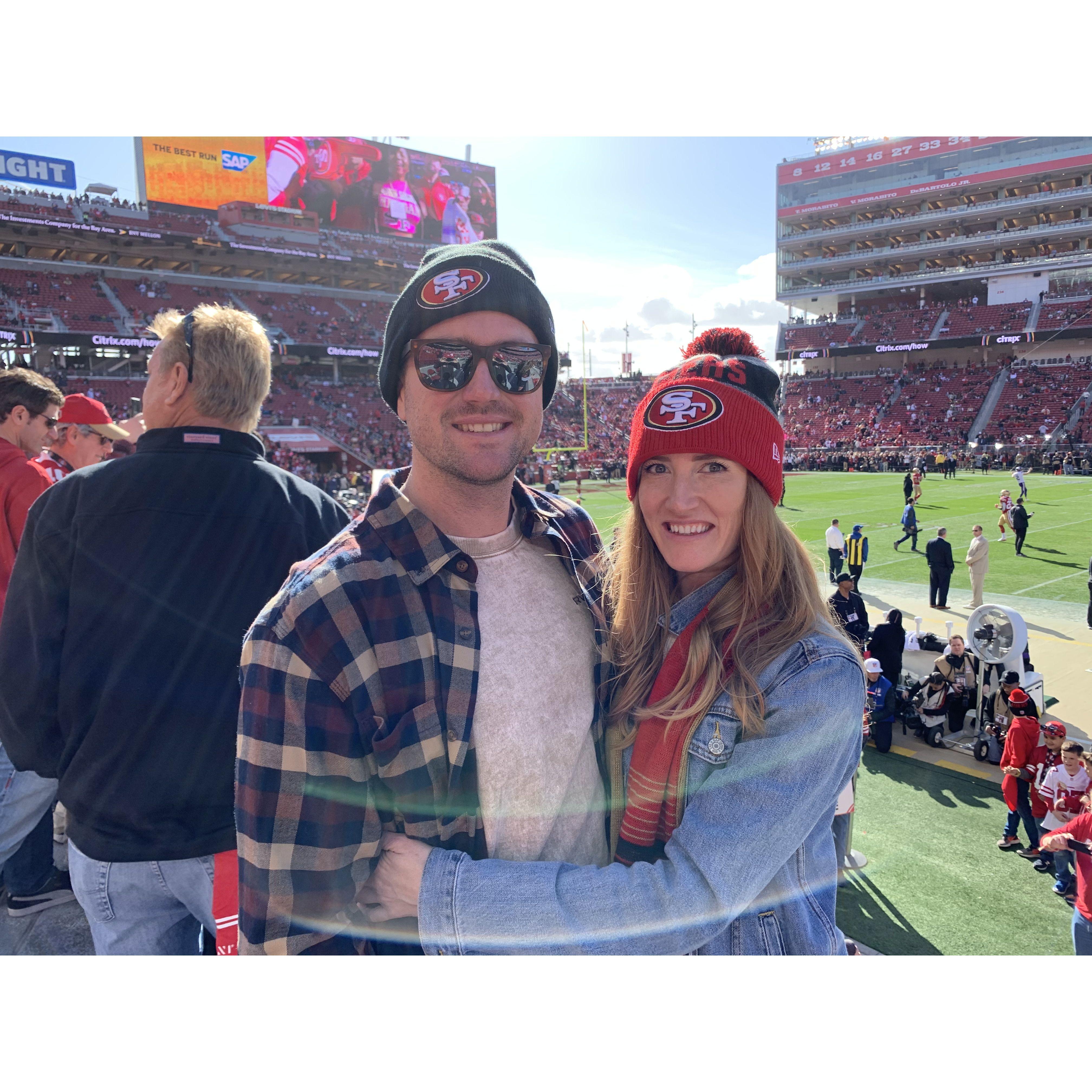 Field passes at the Niner game