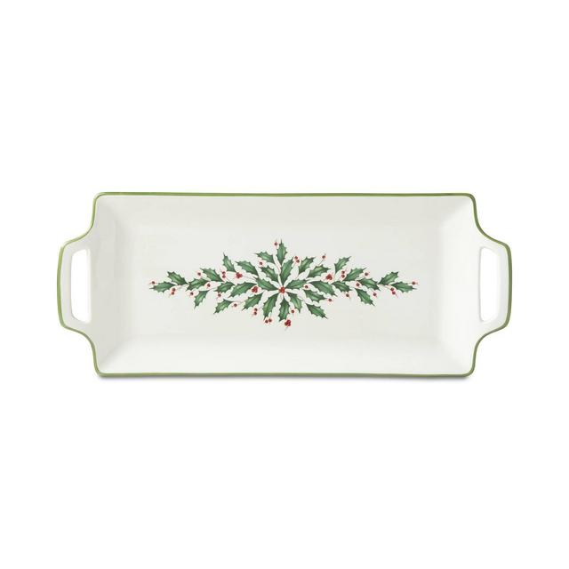 Lenox Holiday Handled Hors D'Oeuvre Tray