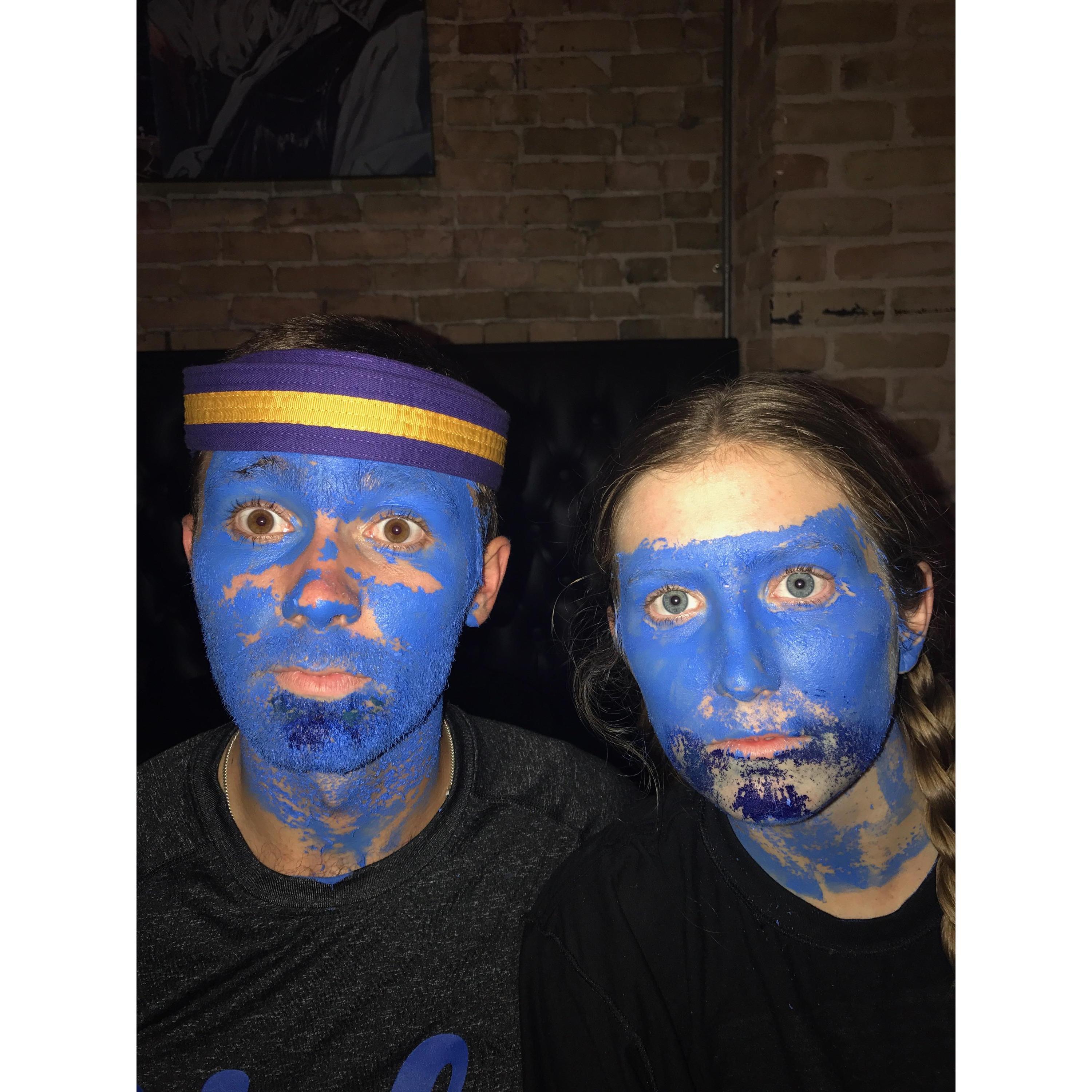 halloween 2017. failed attempt at blue man group