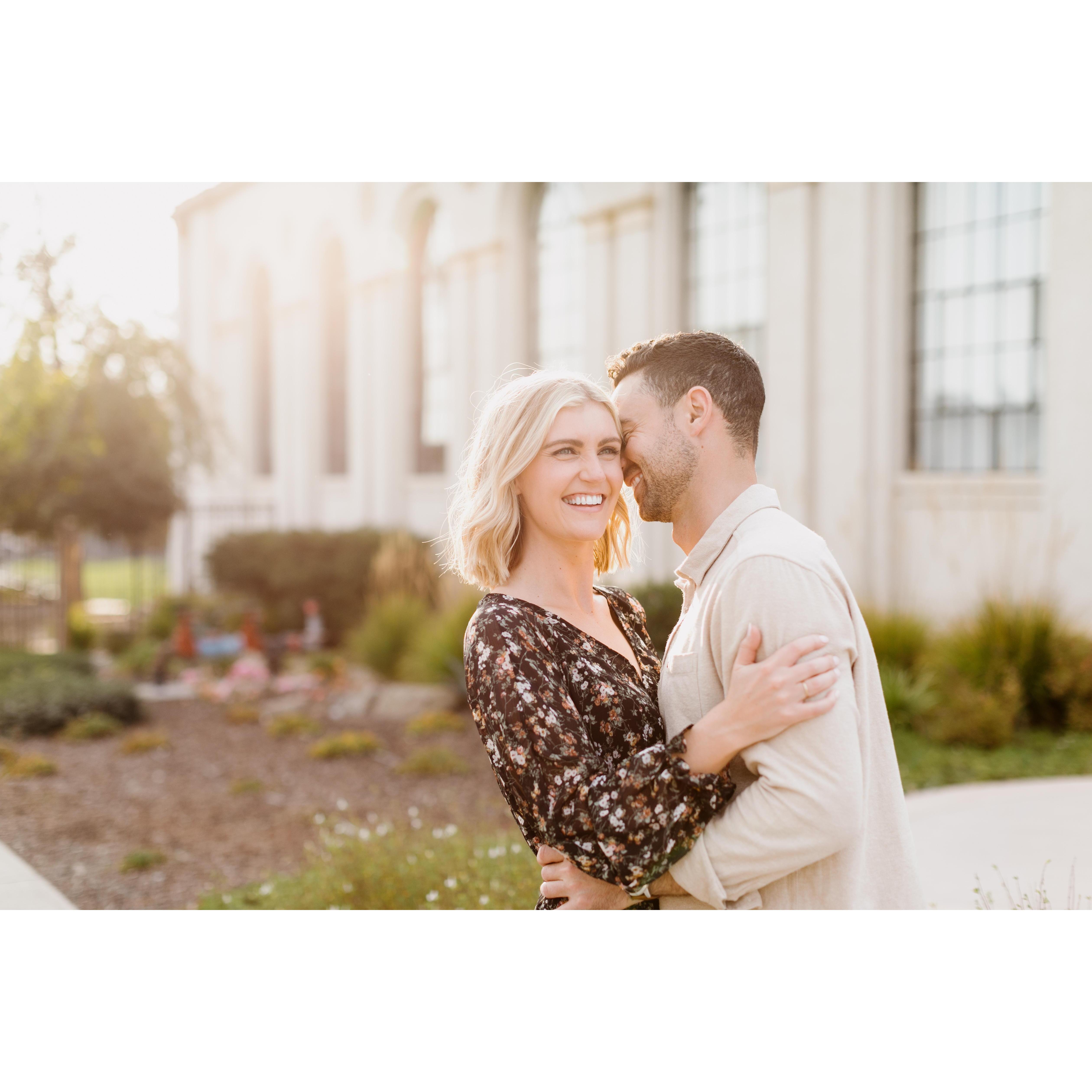 Celebrating one year until the wedding with a trip to San Luis Obispo