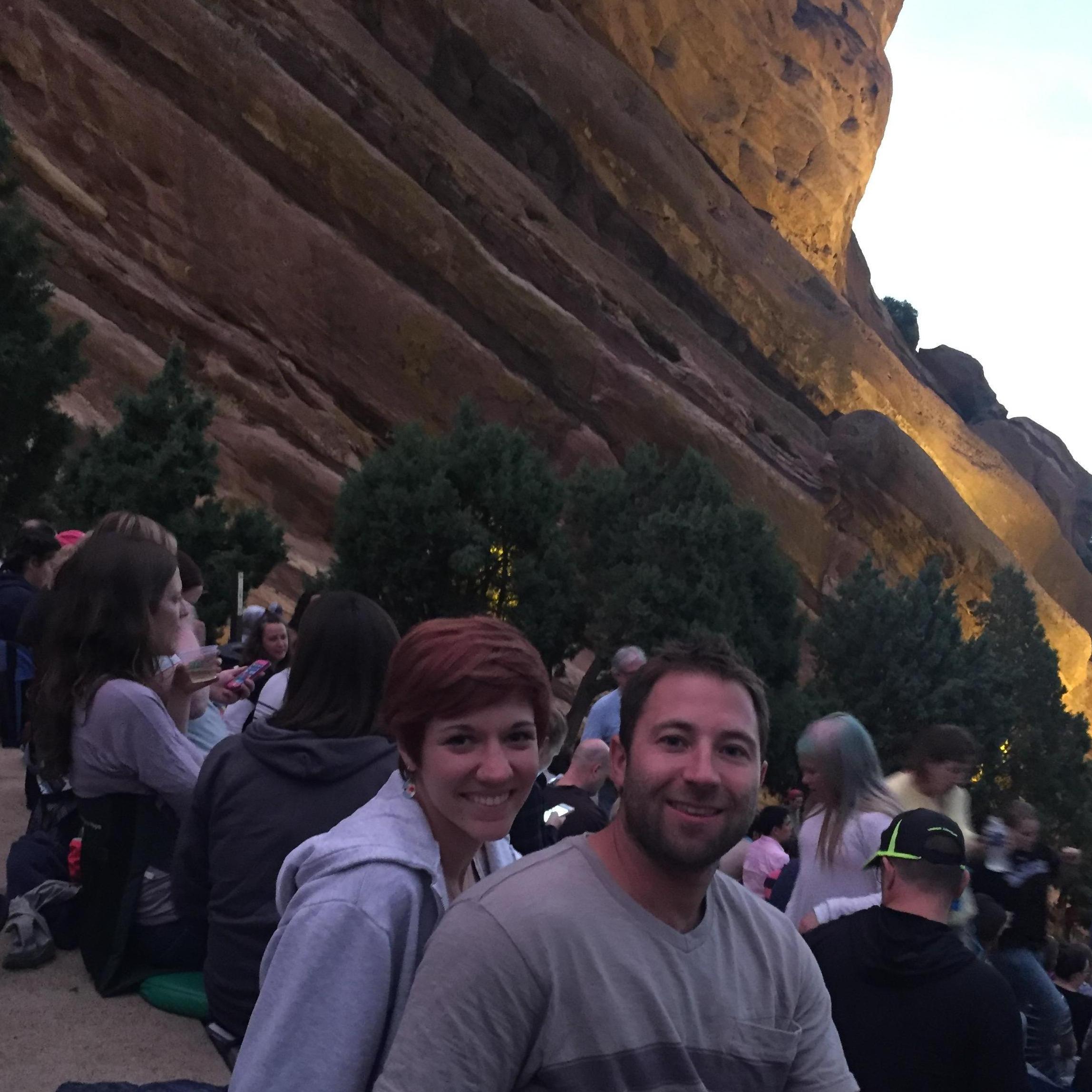 1st red rocks concert together