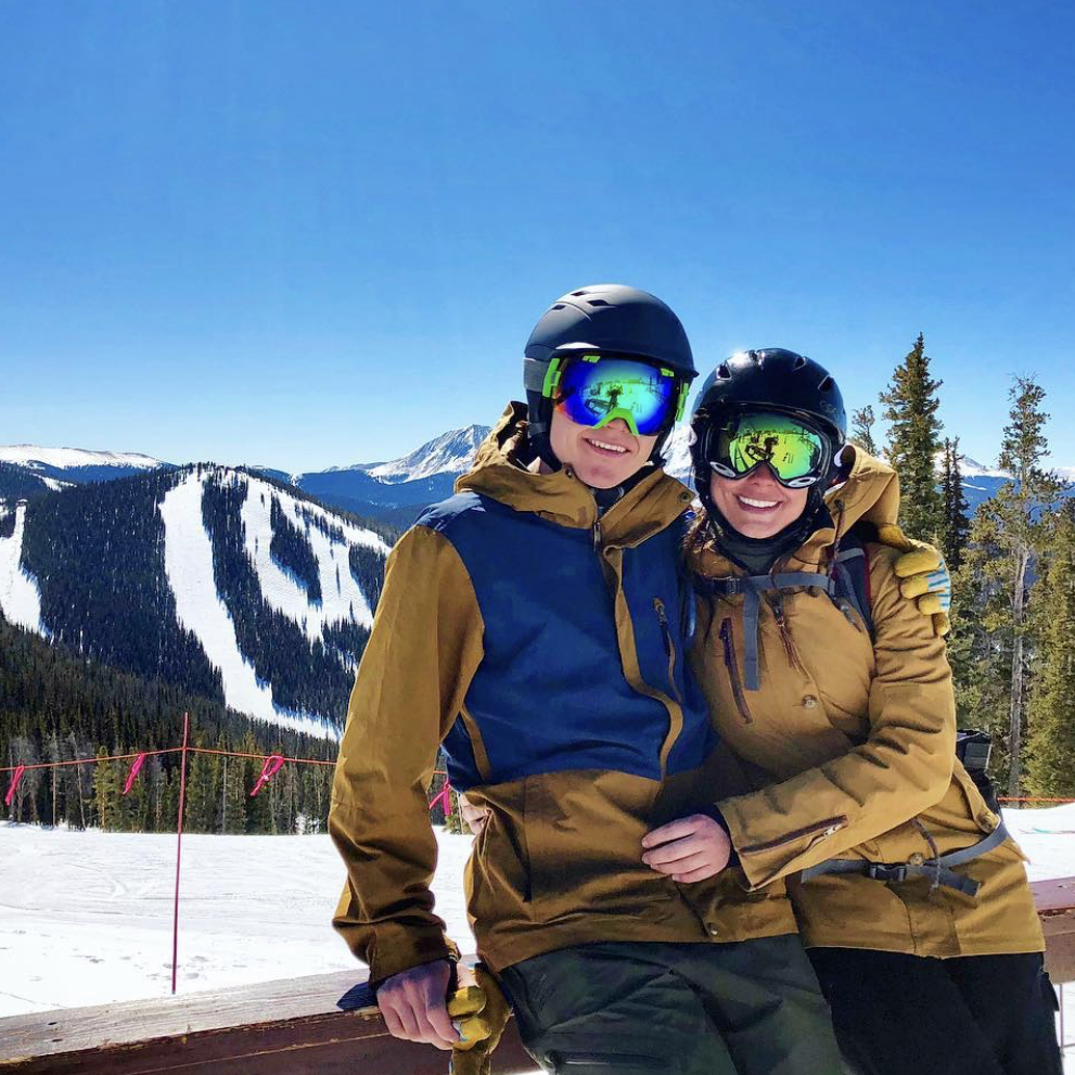 Ski partners for life!