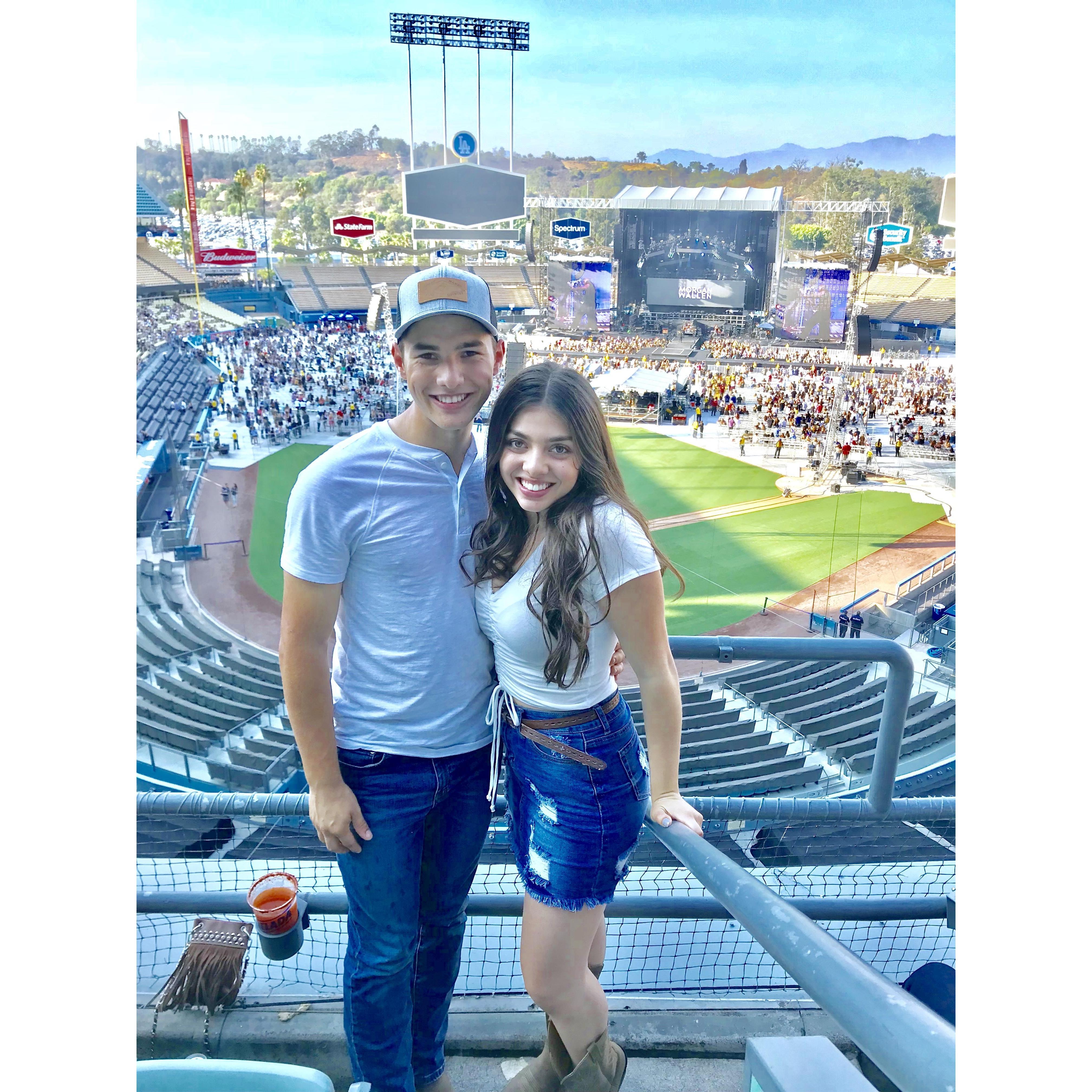 Country concert at the Dodgers Stadium!