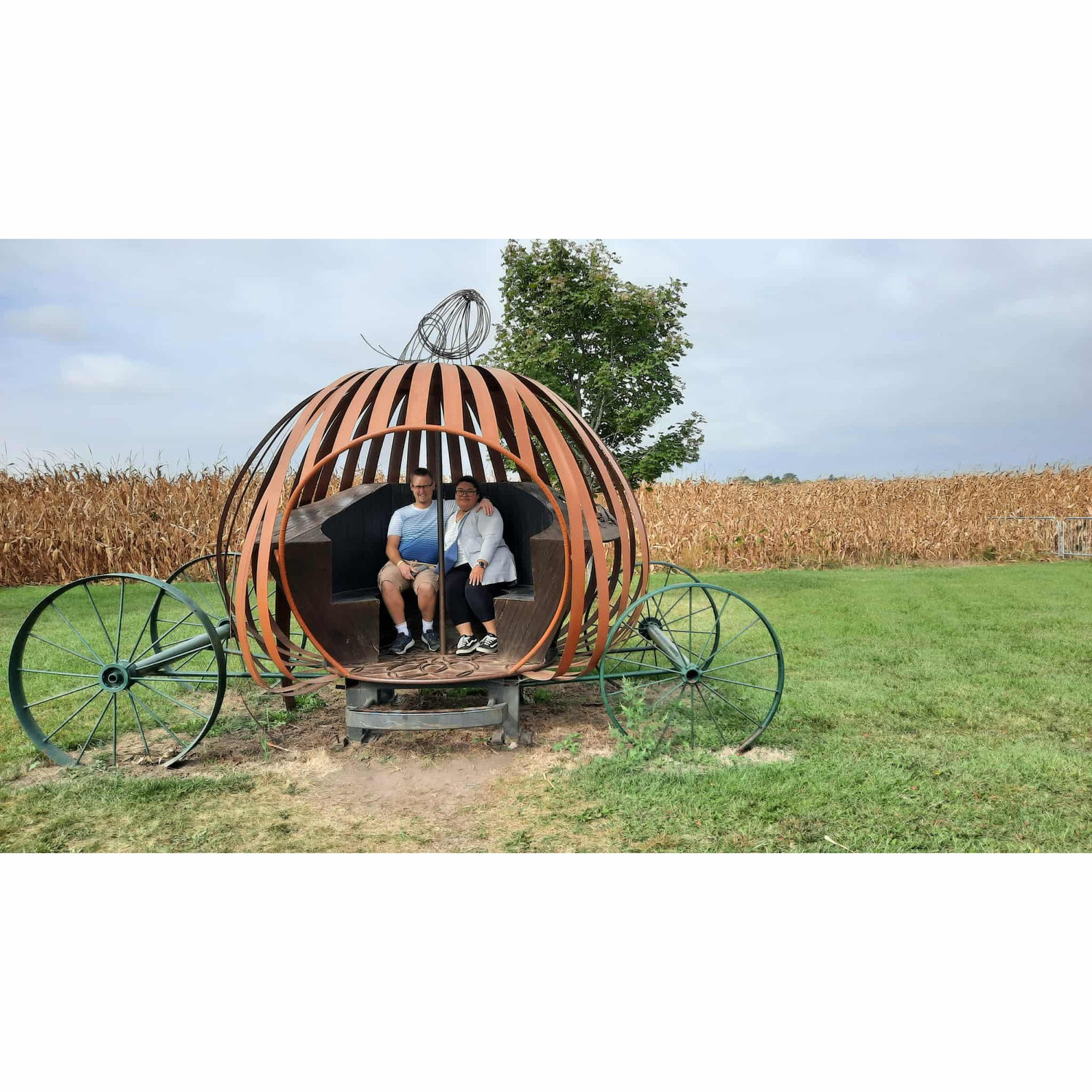 Stole Cinderella's pumpkin carriage.