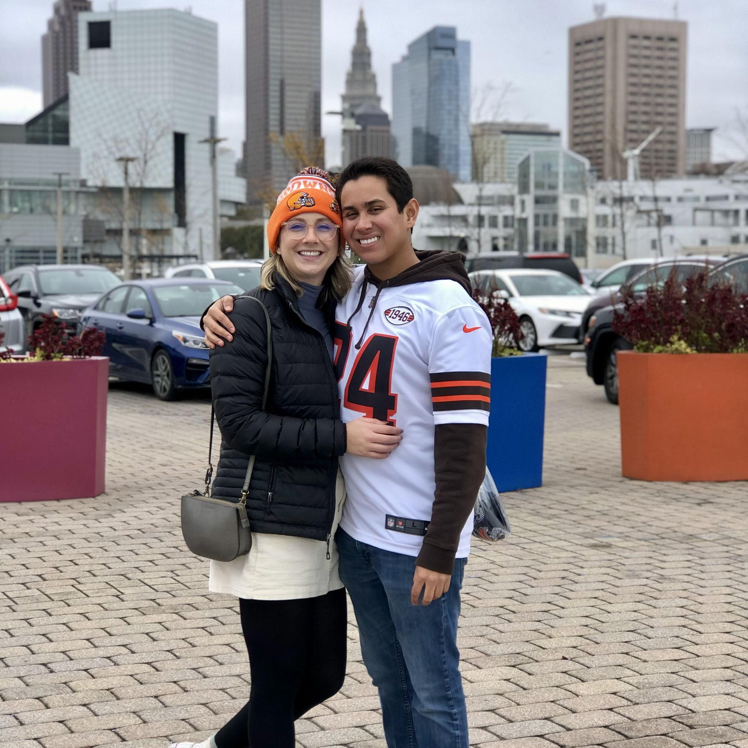 A weekend in Cleveland for Lindsey's first Browns game.