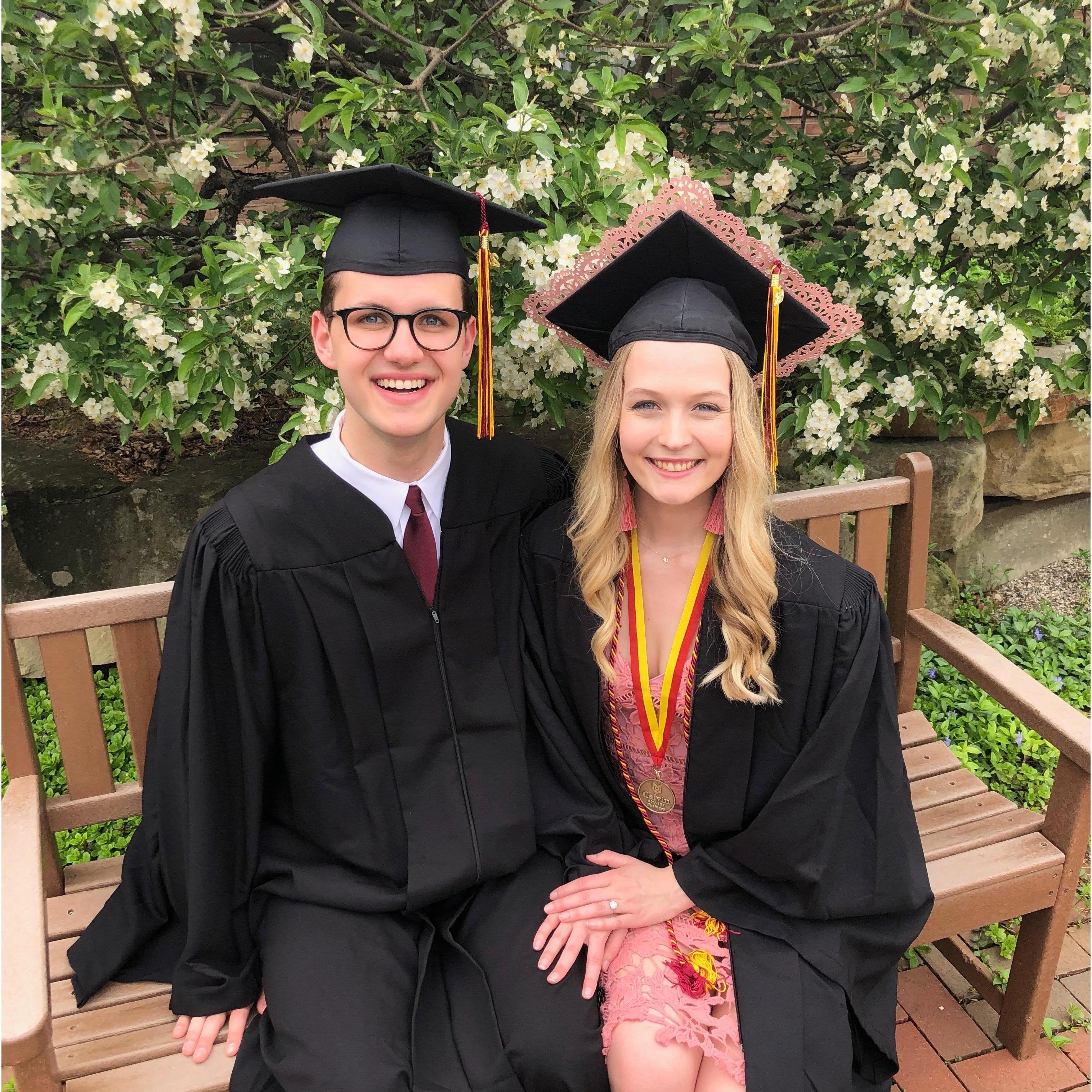 Graduation from Calvin College, May 2019.