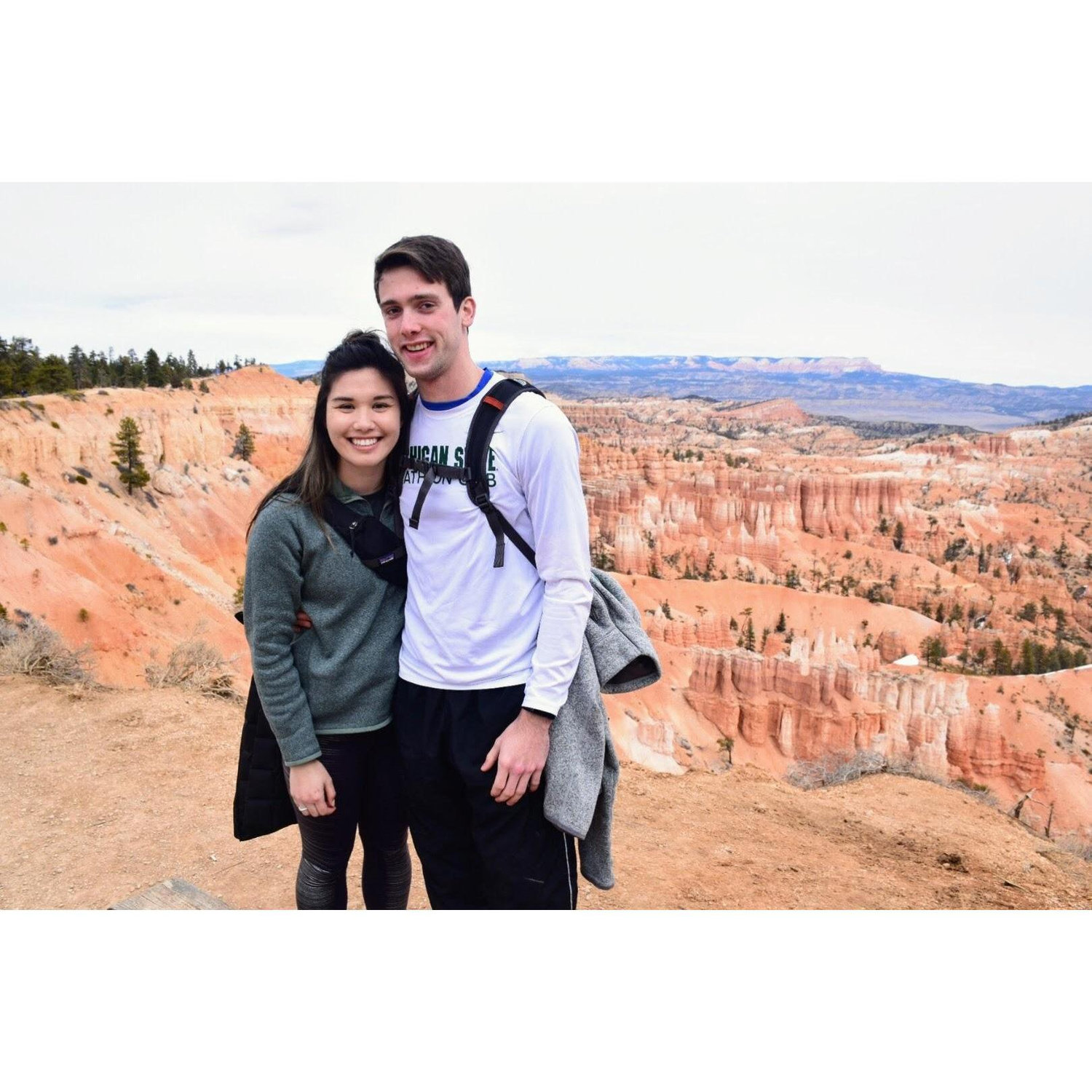 The day after our engagement at Bryce Canyon!