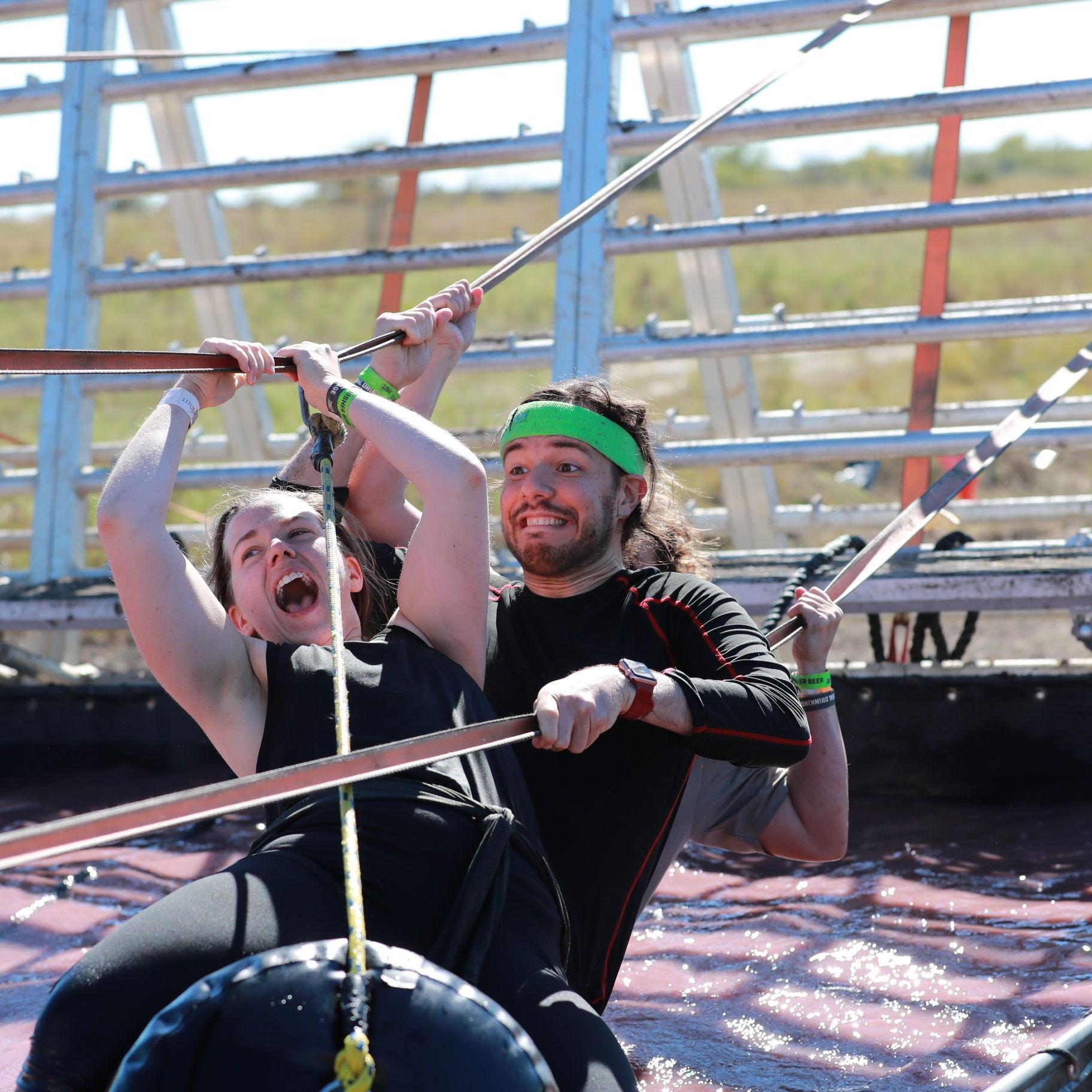 Tough mudder. Also featuring Shannon's arm.