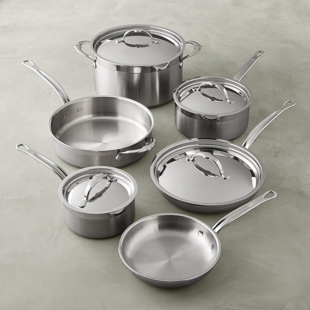 Hestan ProBond Stainless-Steel 10-Piece Set