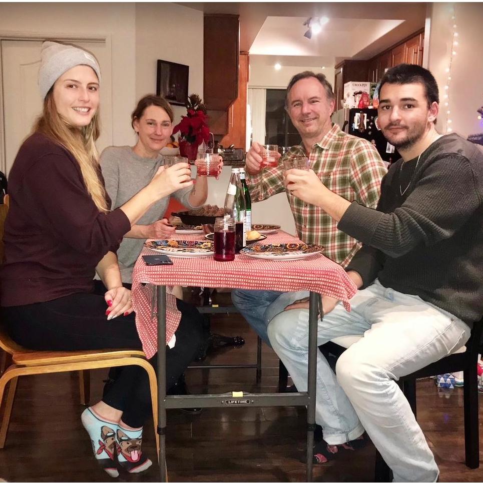Christmas dinner 2021 with Jack and Sarah