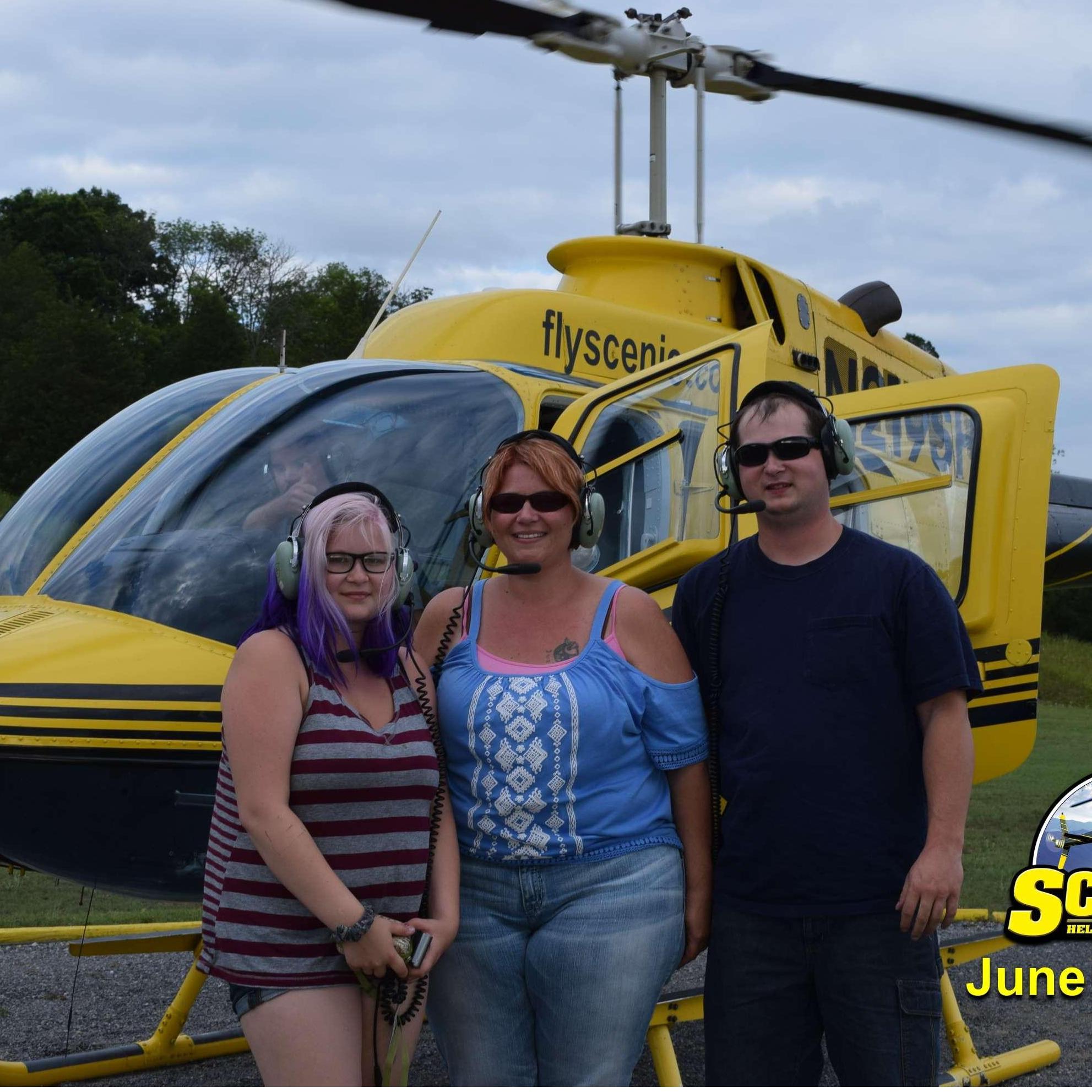 Helicopter tour in Seveirville, Tennessee