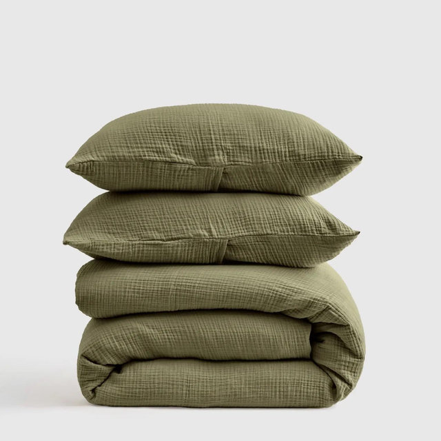Organic Airy Gauze Duvet Cover Set | Quince