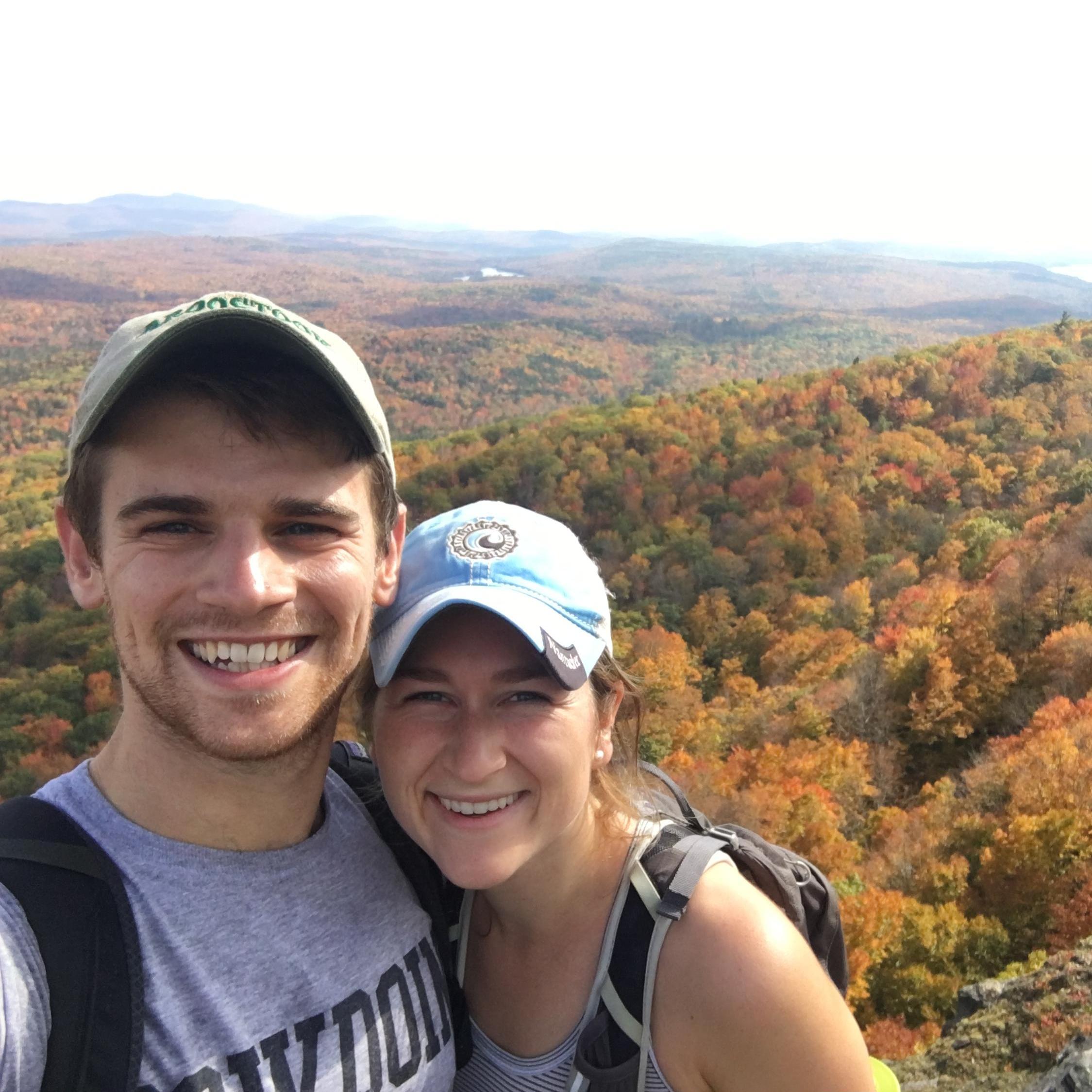 Playing hookey from medical school in the White Mountains.