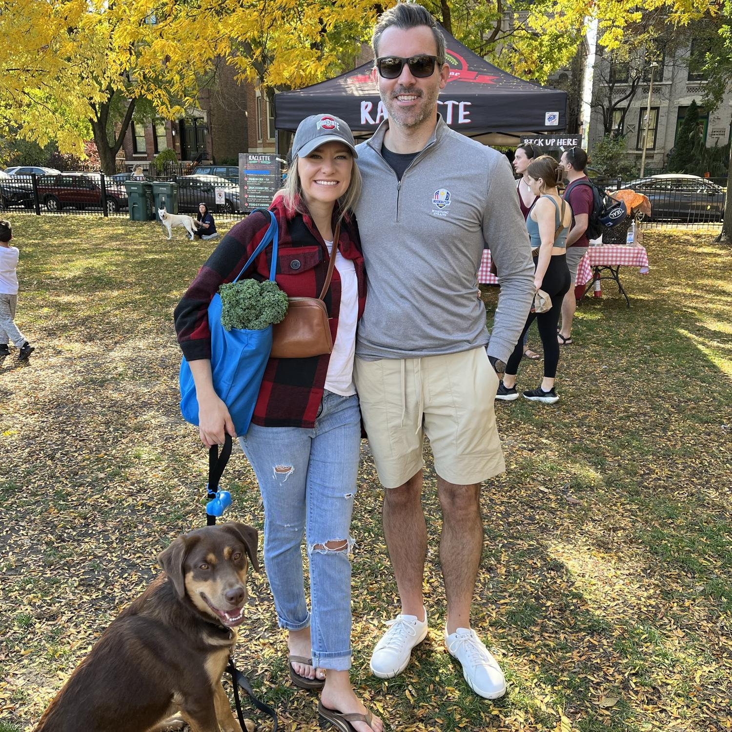 Fall farmers market in Wicker Park (Chicago).