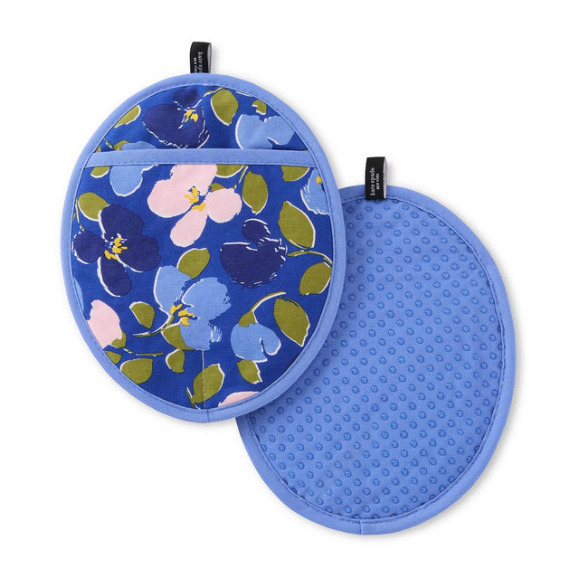 kate spade new york Painterly Bouquet Pot Holder Set, 8" x 10"
