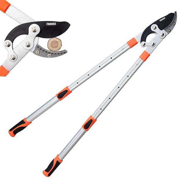 THANOS Extendable Anvil Lopper Tree Trimmer with Labor-Saving Compound Action,Chops Thick Branch Ease,27-41'' Heavy Duty Cutter,2 inch Clean Cut Capacity.