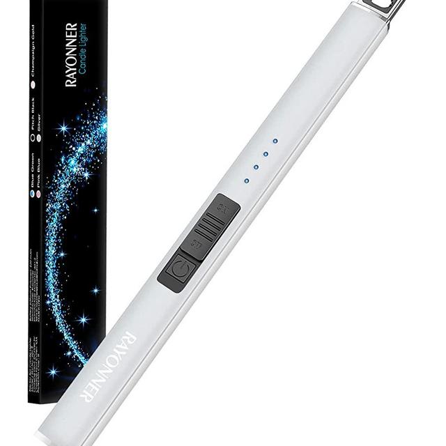 RAYONNER Lighter Electric Lighter Candle Lighter Rechargeable USB Lighter Arc Lighter