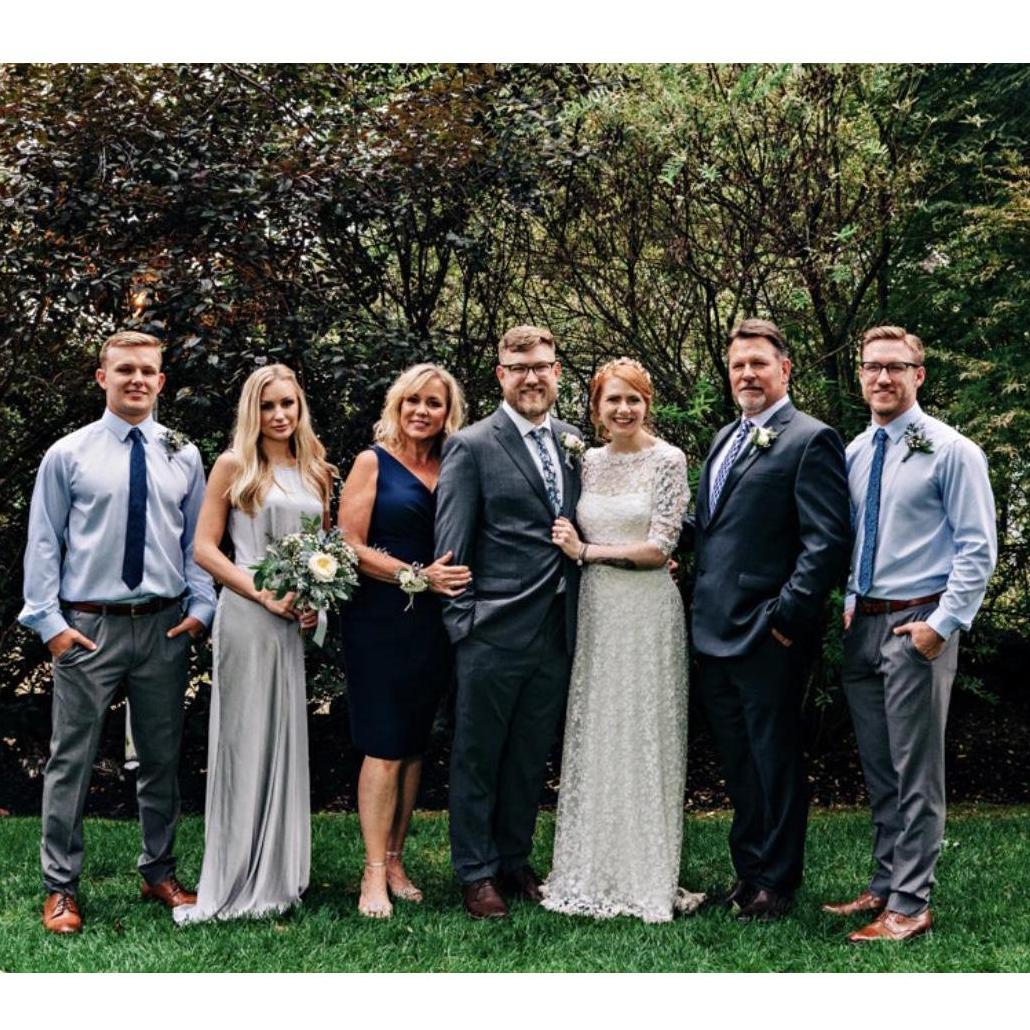 John & Sarah's wedding.