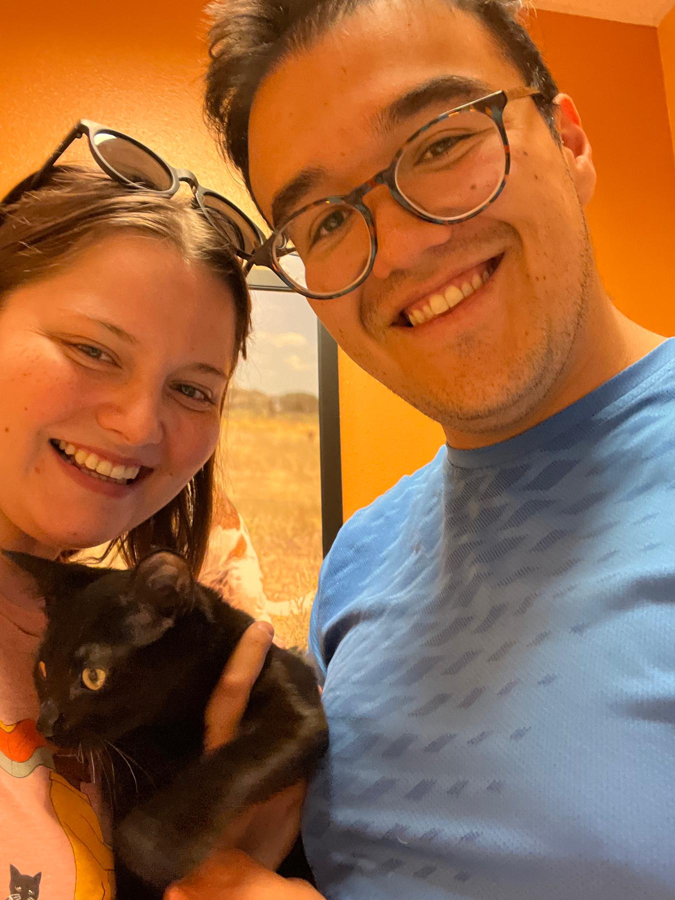 Adopting our cat Sasquatch!