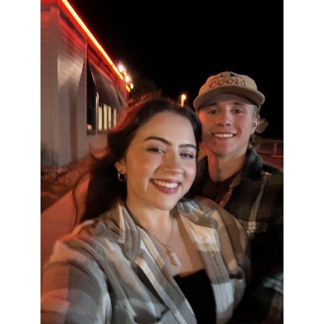 One of our many date nights!