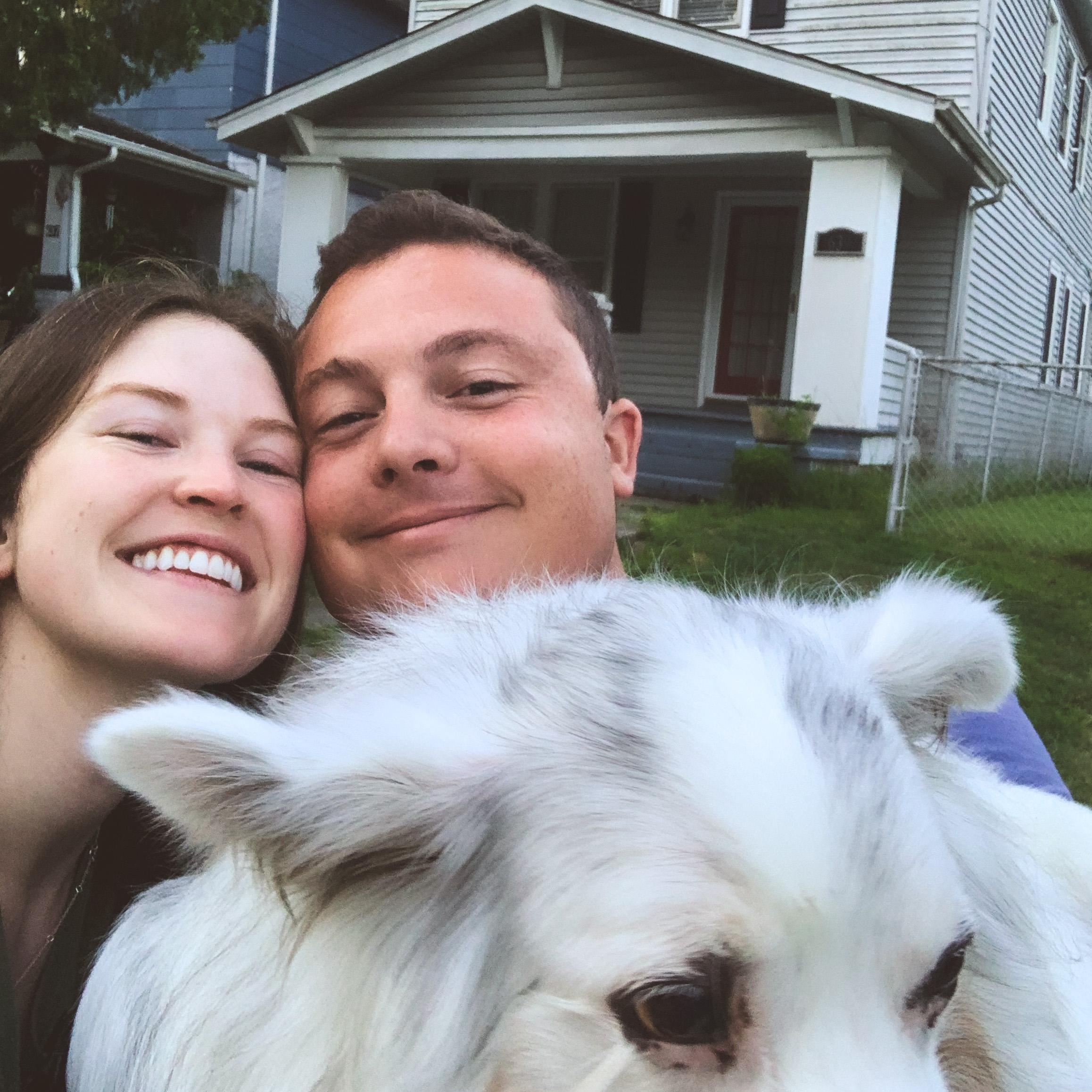 The morning we started our drive from Norfolk to San Diego.