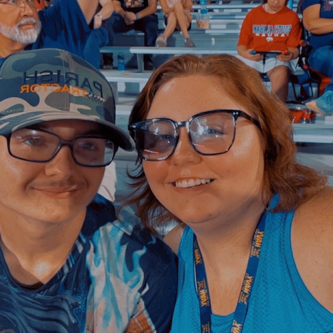 Our first college football game together! USA game