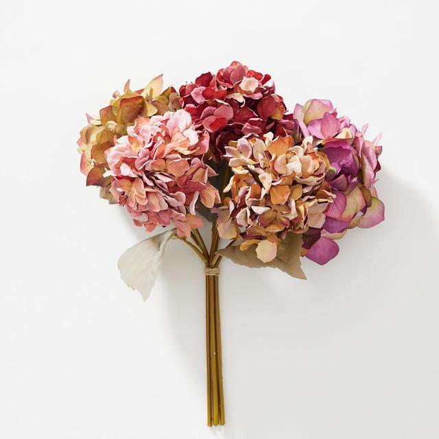 Faux Hydrangea Bundle, Purple