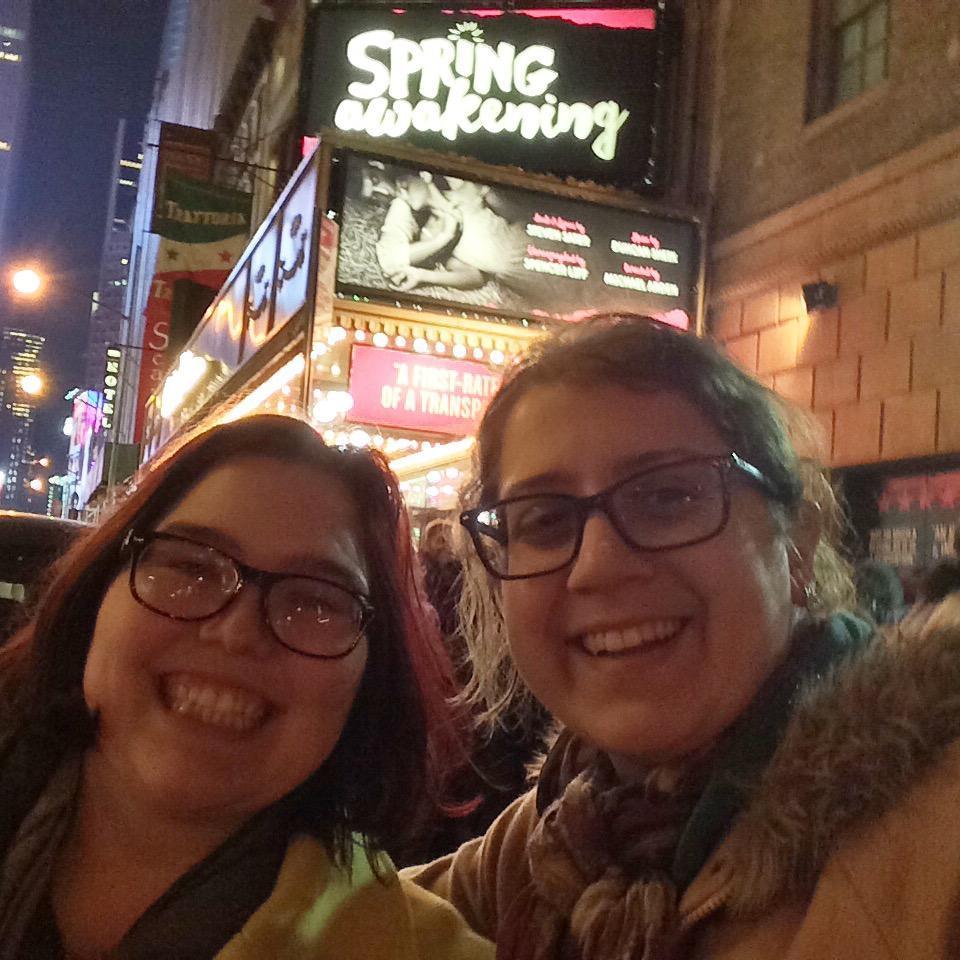 One of the last Broadway shows we saw before we moved to Minnesota!
