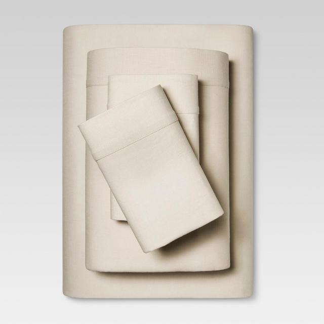 Linen Blend Sheet Set (King)Natural - Threshold™