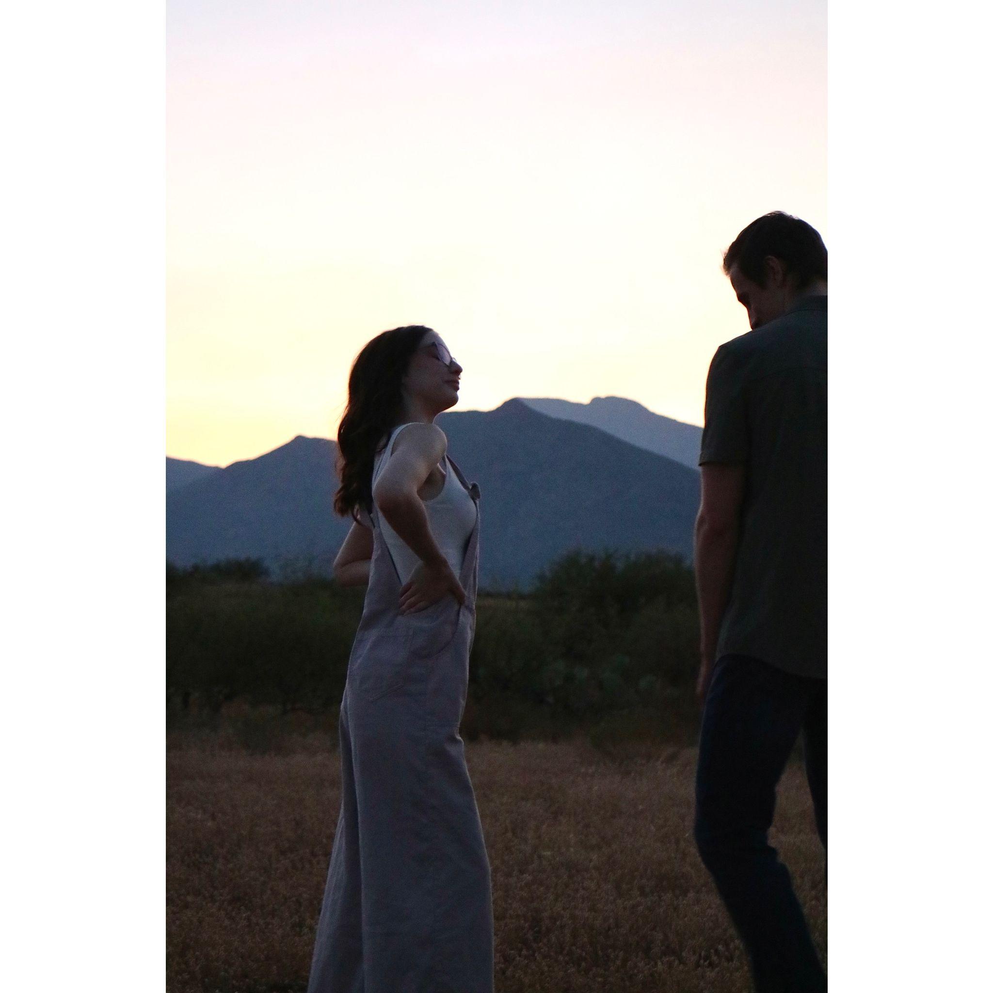 We were doing a photoshoot and he said something stupid. This was the picture the photographer got.