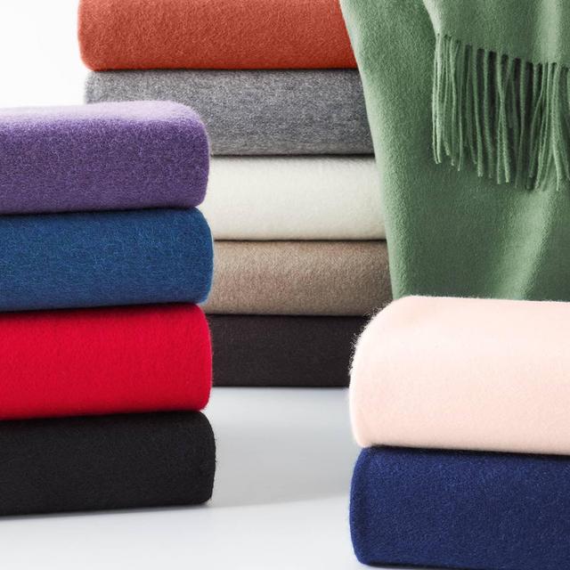 Fringed Cashmere Throw